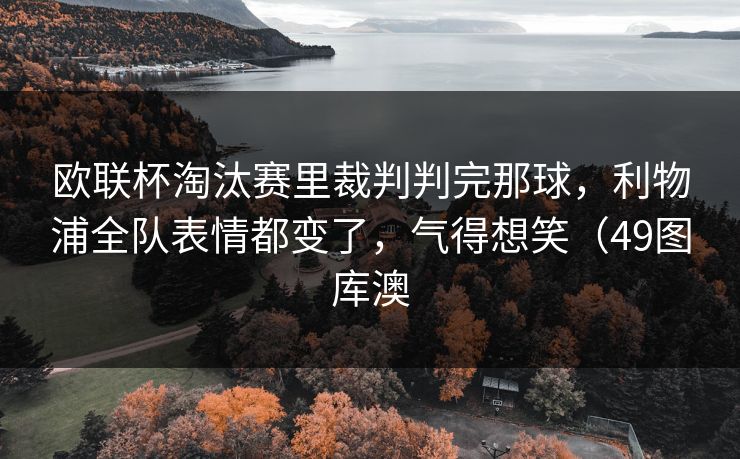 欧联杯淘汰赛里裁判判完那球，利物浦全队表情都变了，气得想笑（49图库澳